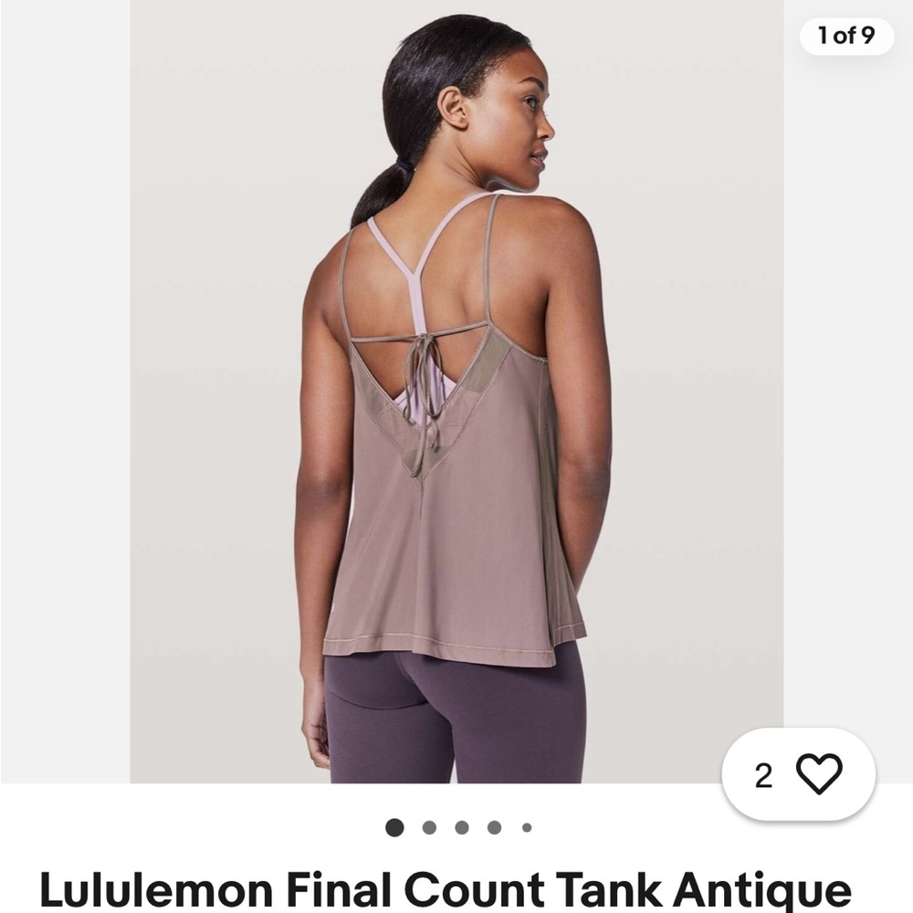 lululemon green Tank Top size 4